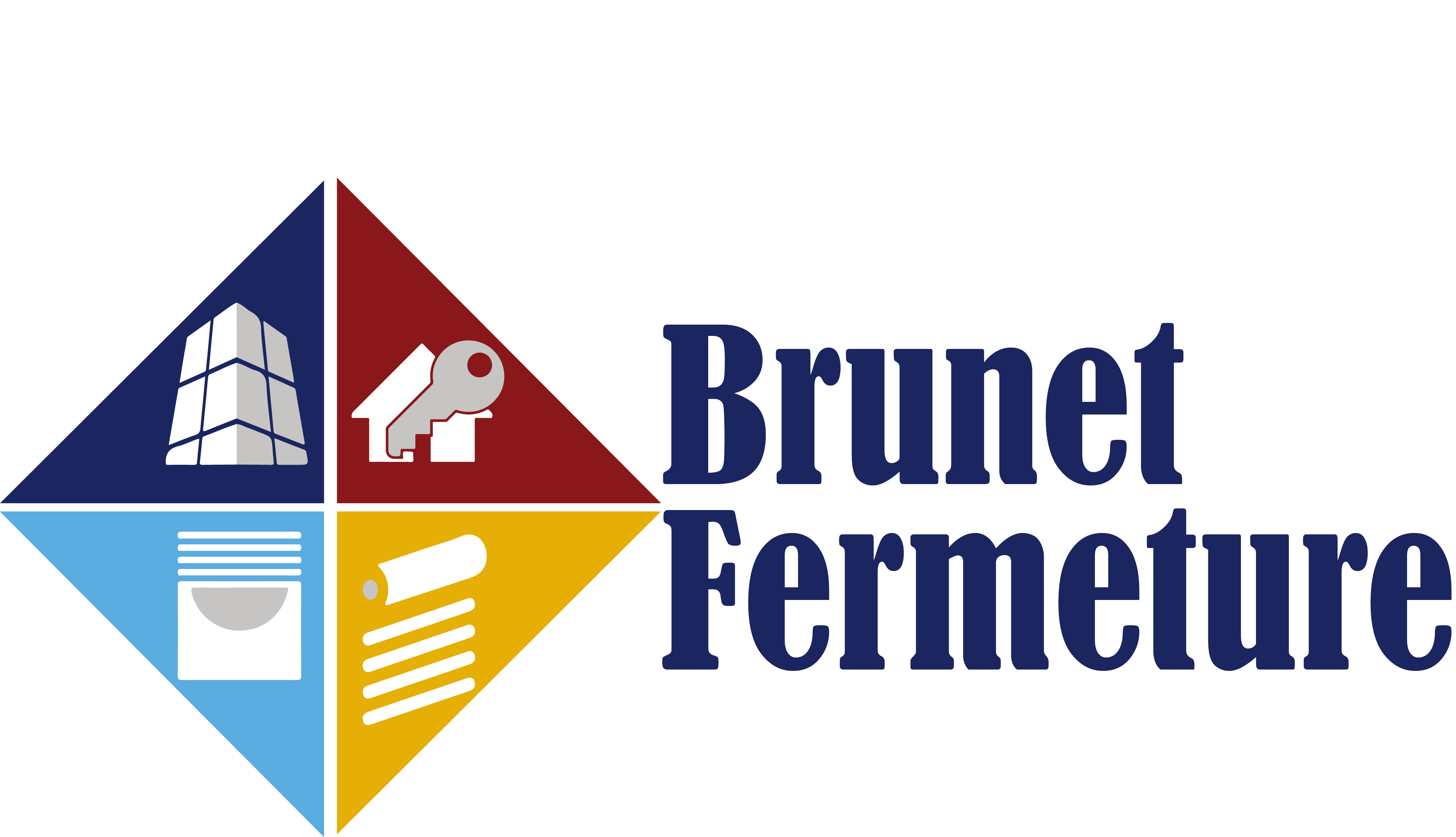 Logo de BRUNET FERMETURE, société de travaux en Construction, murs, cloisons, plafonds