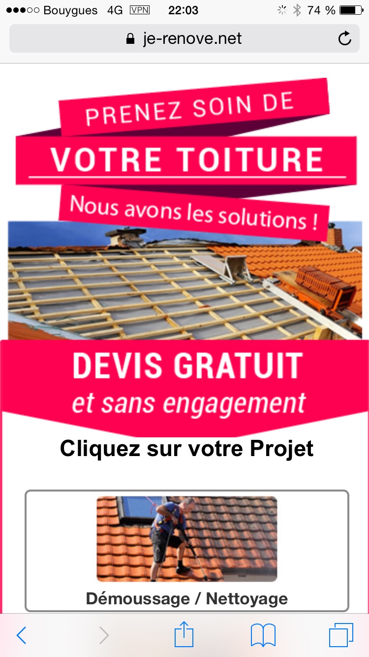 Logo de Toiture generale, société de travaux en Rénovation ou changement de votre couverture de toit