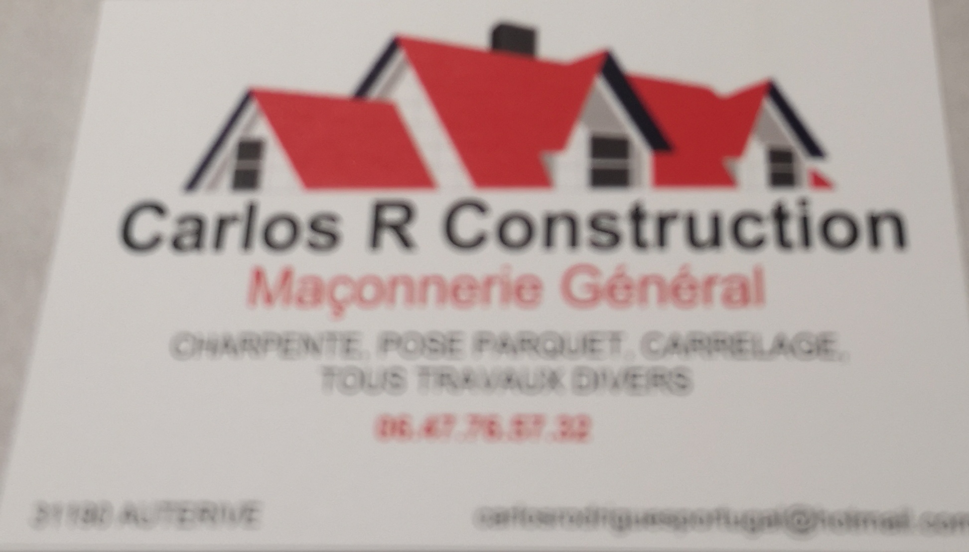 Logo de Carlos M construction, société de travaux en Construction de maison