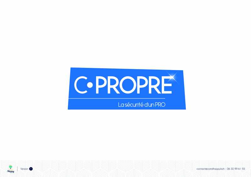 Logo de C.Propre, société de travaux en Nettoyage toitures et façades