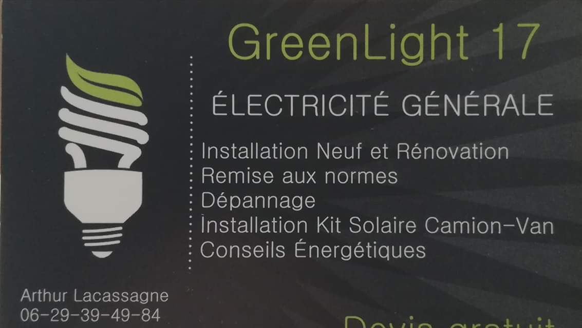 Logo de GREENLIGHT17, société de travaux en Installation VMC (Ventilation Mécanique Contrôlée)