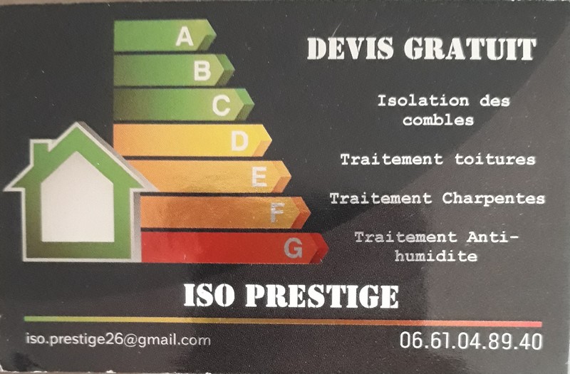 Logo de Iso Prestige, société de travaux en Décrassage ou démoussage de toiture