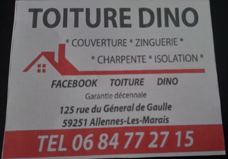 Logo de TOITURE DINO, société de travaux en Dépannage de toiture