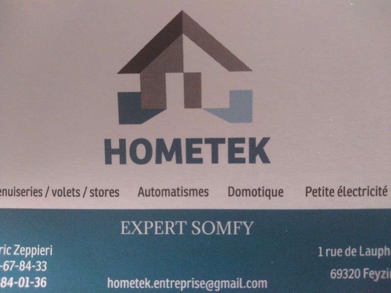 Logo de Hometek, société de travaux en Dépannage de Volets roulant