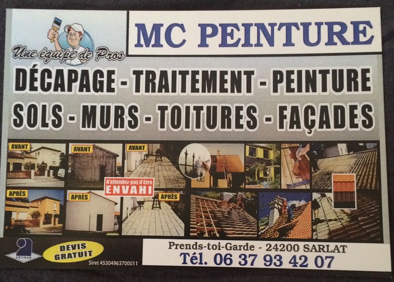 Logo de Mc, société de travaux en Nettoyage toitures et façades