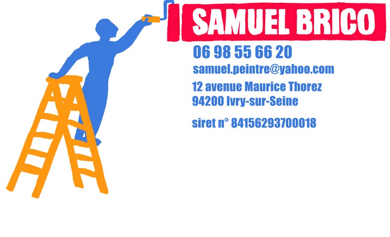 Logo de SAMUEL BRICO, société de travaux en Peinture : mur, sol, plafond