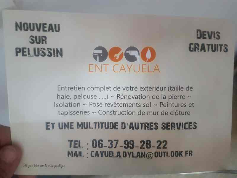 Logo de ENT CAYUELA, société de travaux en Dallage ou pavage de terrasses