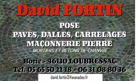 Logo de FORTIN DAVID, société de travaux en Construction de maison