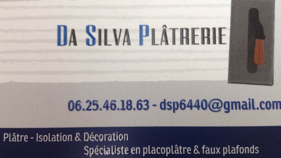 Logo de Da Silva plâtrerie, société de travaux en Construction, murs, cloisons, plafonds en plaques de plâtre