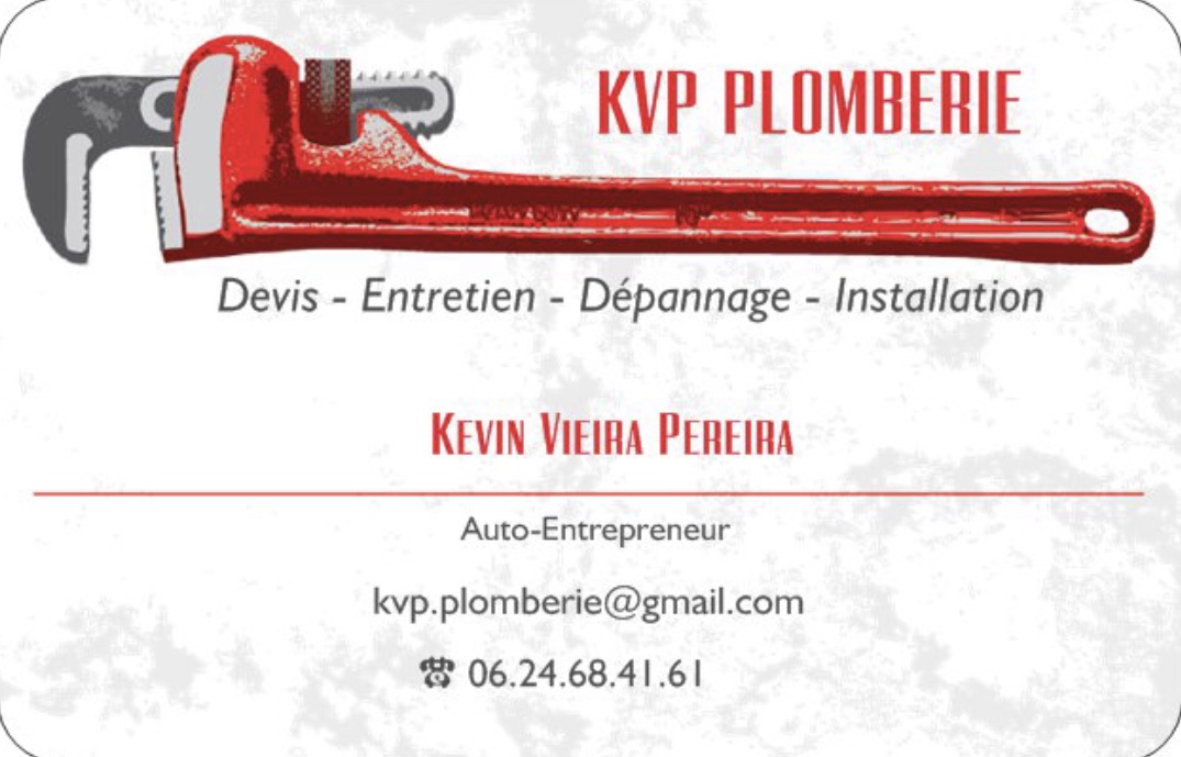 Logo de Kevin Vieira pereira, société de travaux en Travaux de plomberie de cuisine