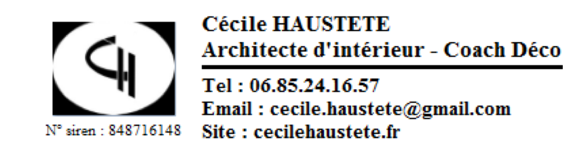 Logo de Cecile haustete, société de travaux en Architecture d'intérieur