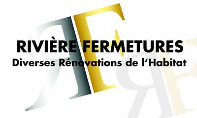 Logo de Rivière.fermetures, société de travaux en Fourniture et pose de stores intérieur