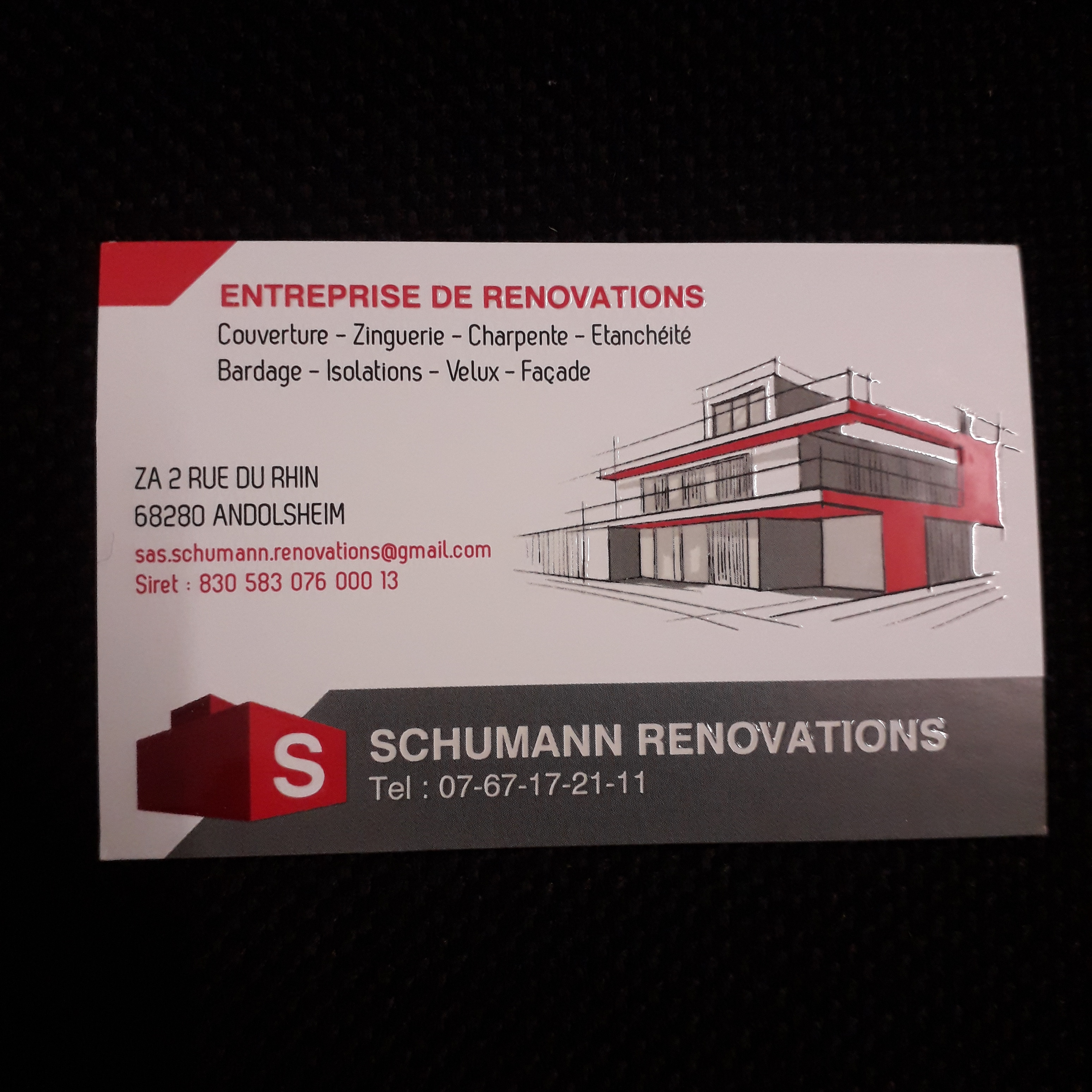 Logo de Schumann rénovations, société de travaux en Décrassage ou démoussage de toiture
