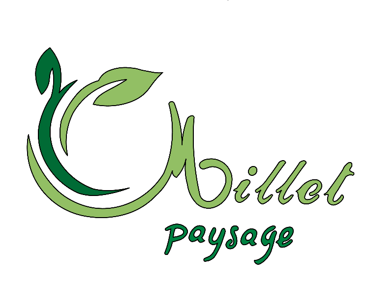 Logo de Millet paysage, société de travaux en Arrosage automatique (création)