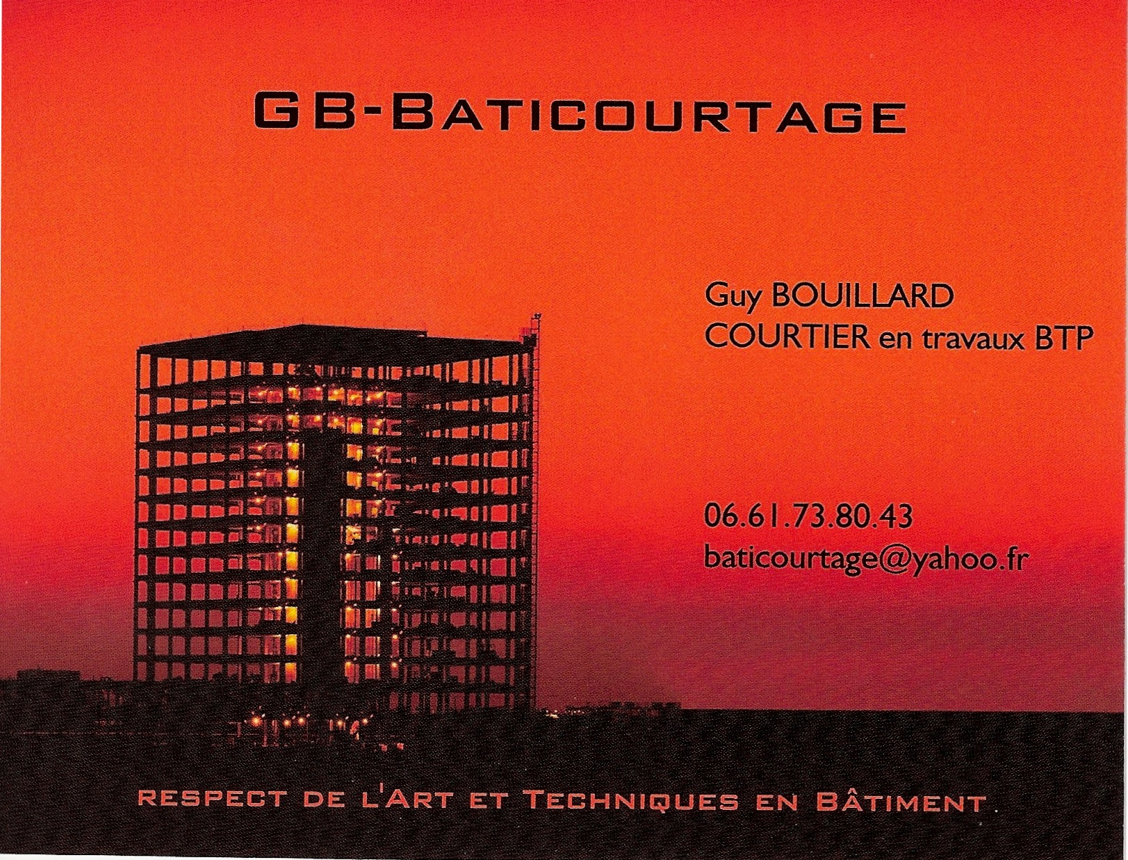 Logo de GB-Baticourtage, société de travaux en Isolation thermique des façades / murs extérieurs