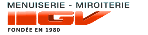 Logo de Menuiserie Miroiterie GV, société de travaux en Fourniture et remplacement de porte ou fenêtre en PVC