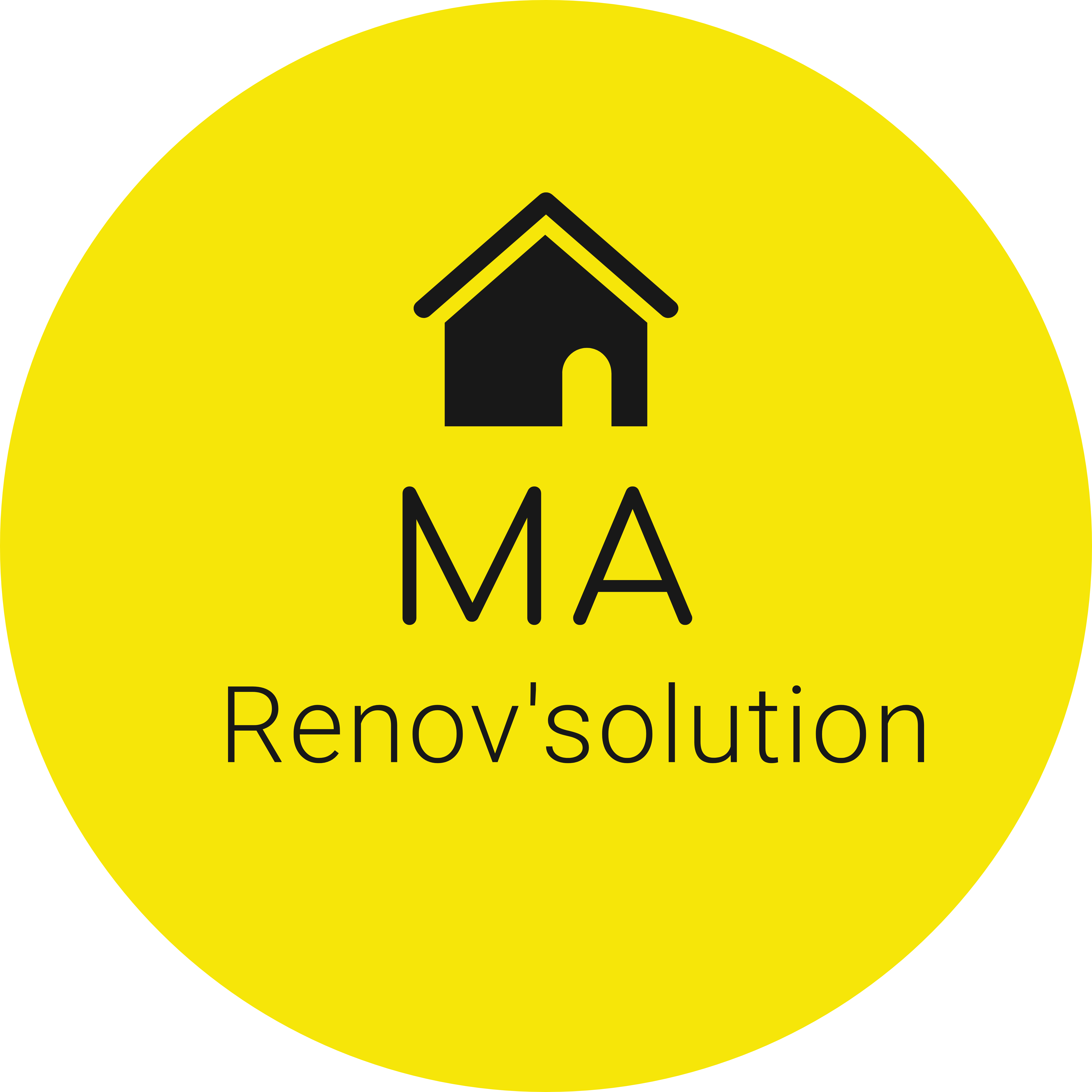 Logo de MA Renov'solution, société de travaux en Fourniture et pose parquets