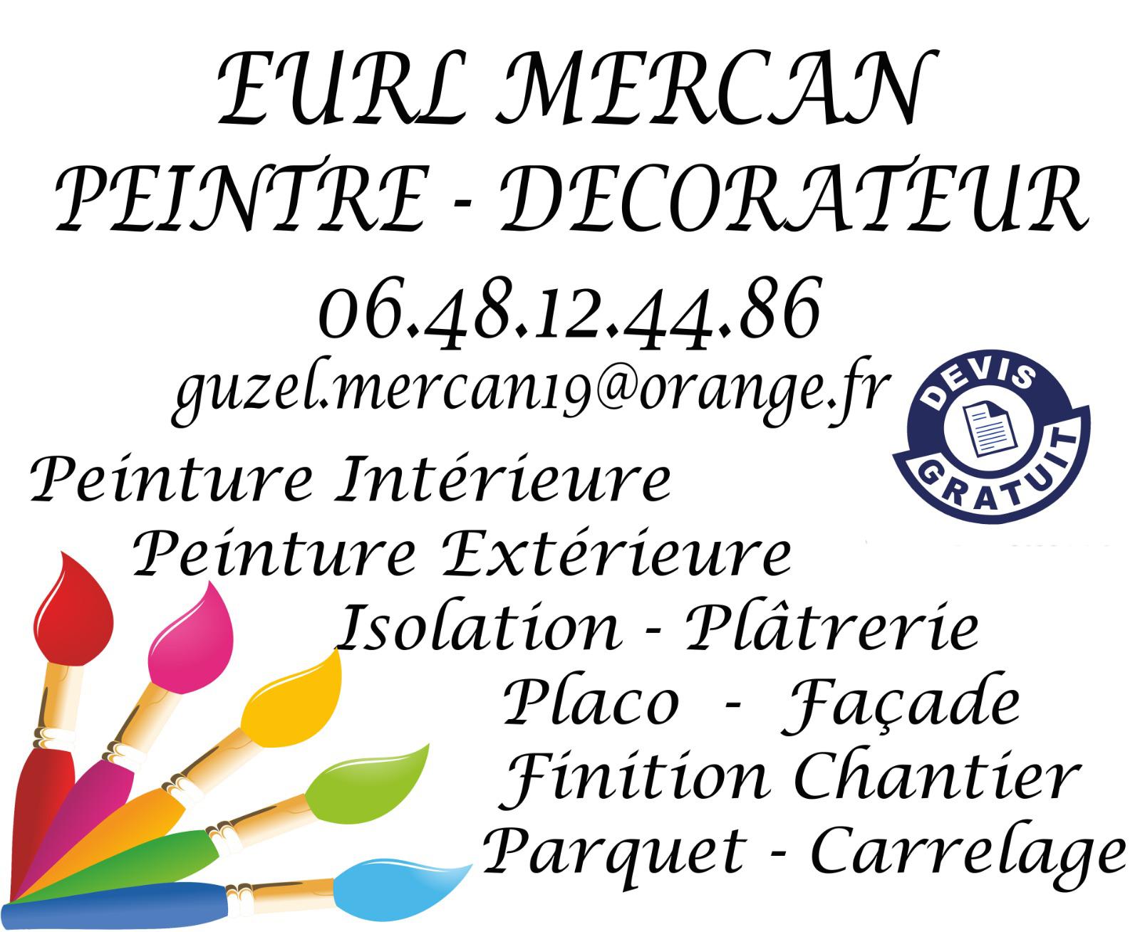 Logo de Mercan, société de travaux en Construction, murs, cloisons, plafonds en plaques de plâtre