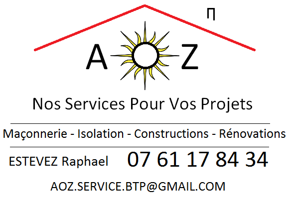Logo de AOZ SERVICE BTP, société de travaux en Terrassement