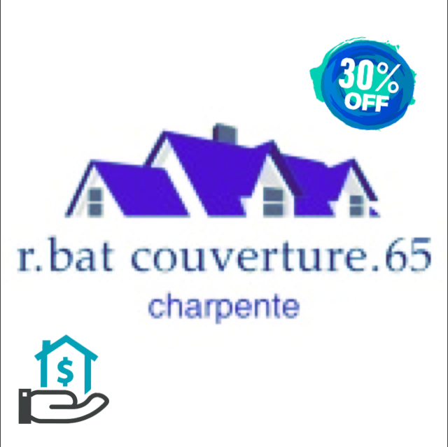 Logo de R BAT COUVERTURE, société de travaux en Réparation de toiture