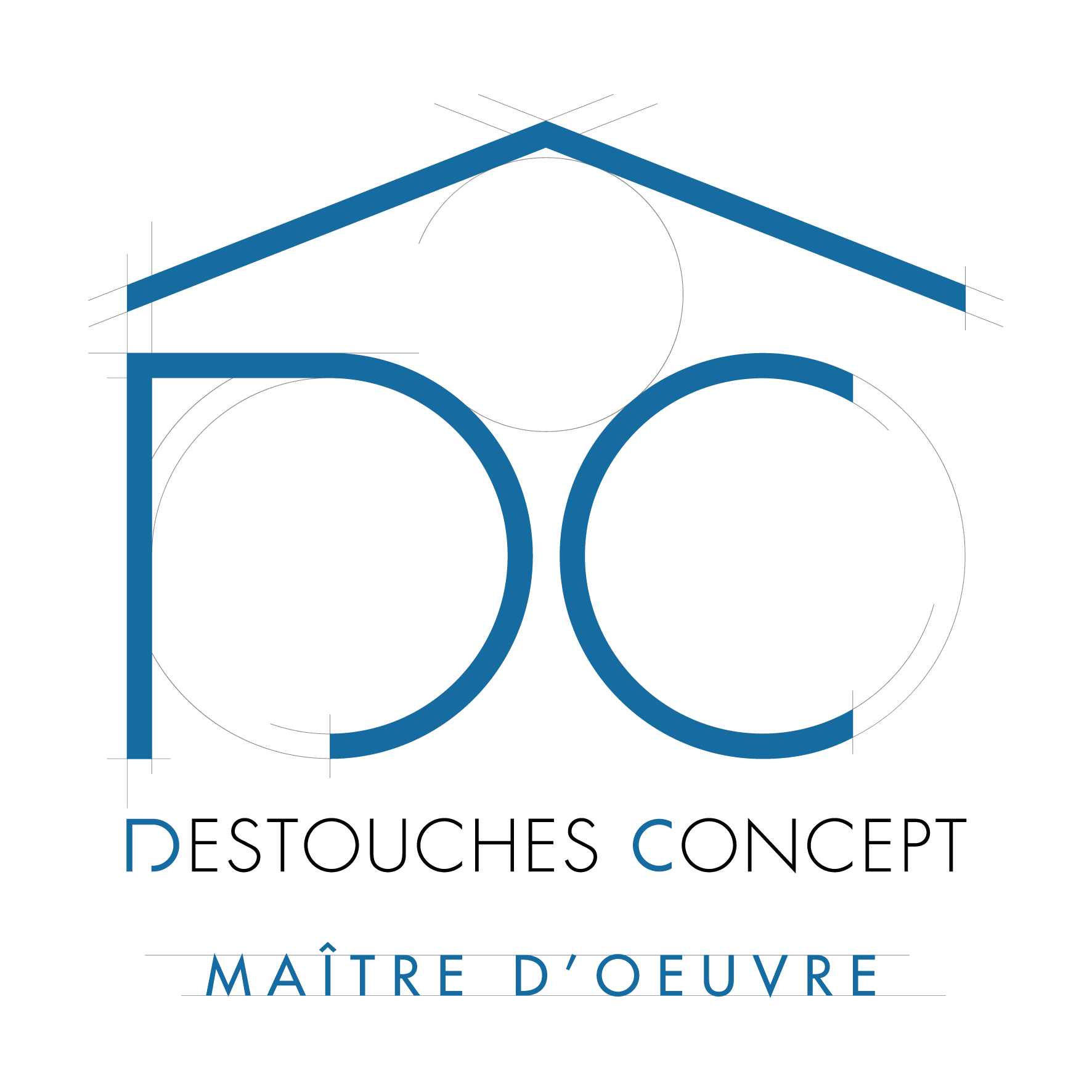 Logo de DESTOUCHES Concept EIRL - MAITRE D'OEUVRE, société de travaux en Extension de maison