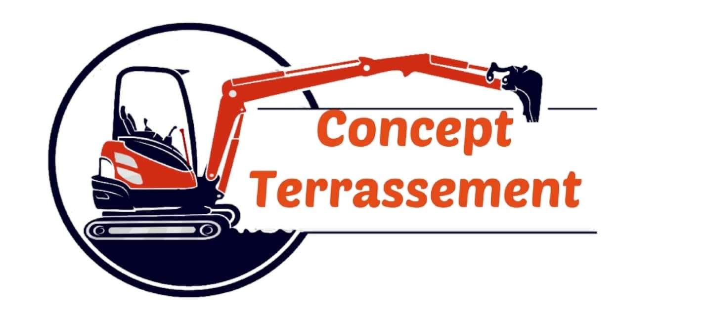 Logo de Concept terrassement, société de travaux en Dallage ou pavage de terrasses