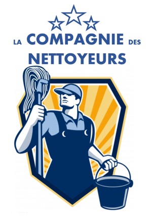 Logo de la compagnie des nettoyeurs, société de travaux en Nettoyage de copropriété
