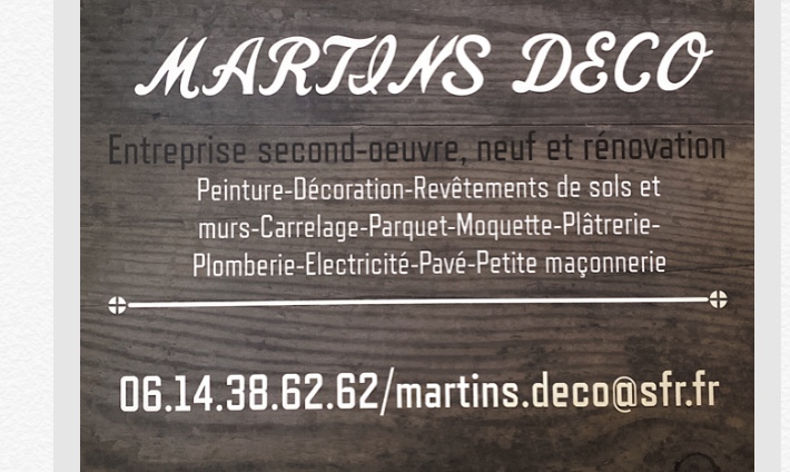 Logo de Martins deco, société de travaux en Fourniture et pose de carrelage