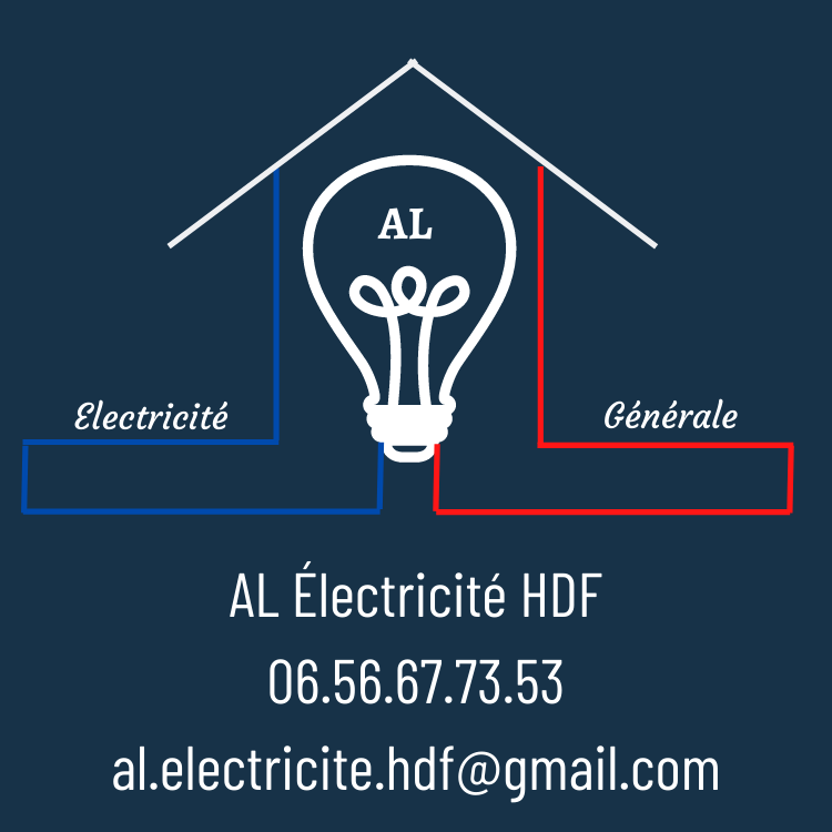 Logo de AL ELECTRICITE HDF, société de travaux en Petits travaux en électricité (rajout de prises, de luminaires ...)