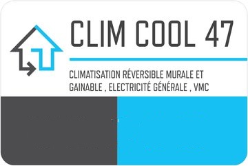 Logo de CLIM COOL 47, société de travaux en Fourniture et pose d'une climatisation réversible / chauffage