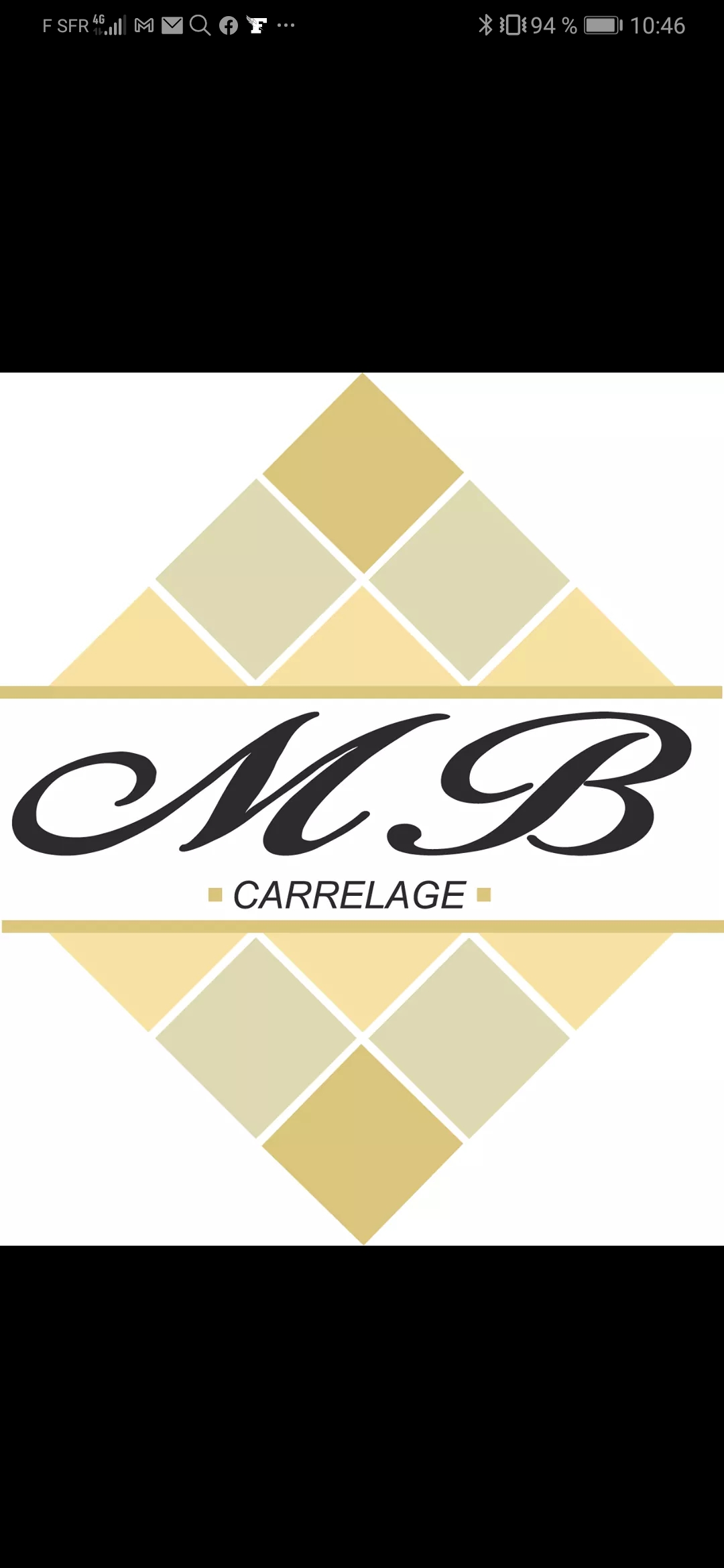 Logo de Mb carrelage, société de travaux en Fourniture et pose de carrelage