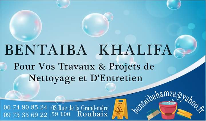 Logo de Bentaiba khelifa, société de travaux en Nettoyage de copropriété