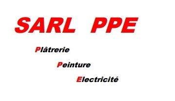 Logo de SARL PPE, société de travaux en Construction, murs, cloisons, plafonds en plaques de plâtre