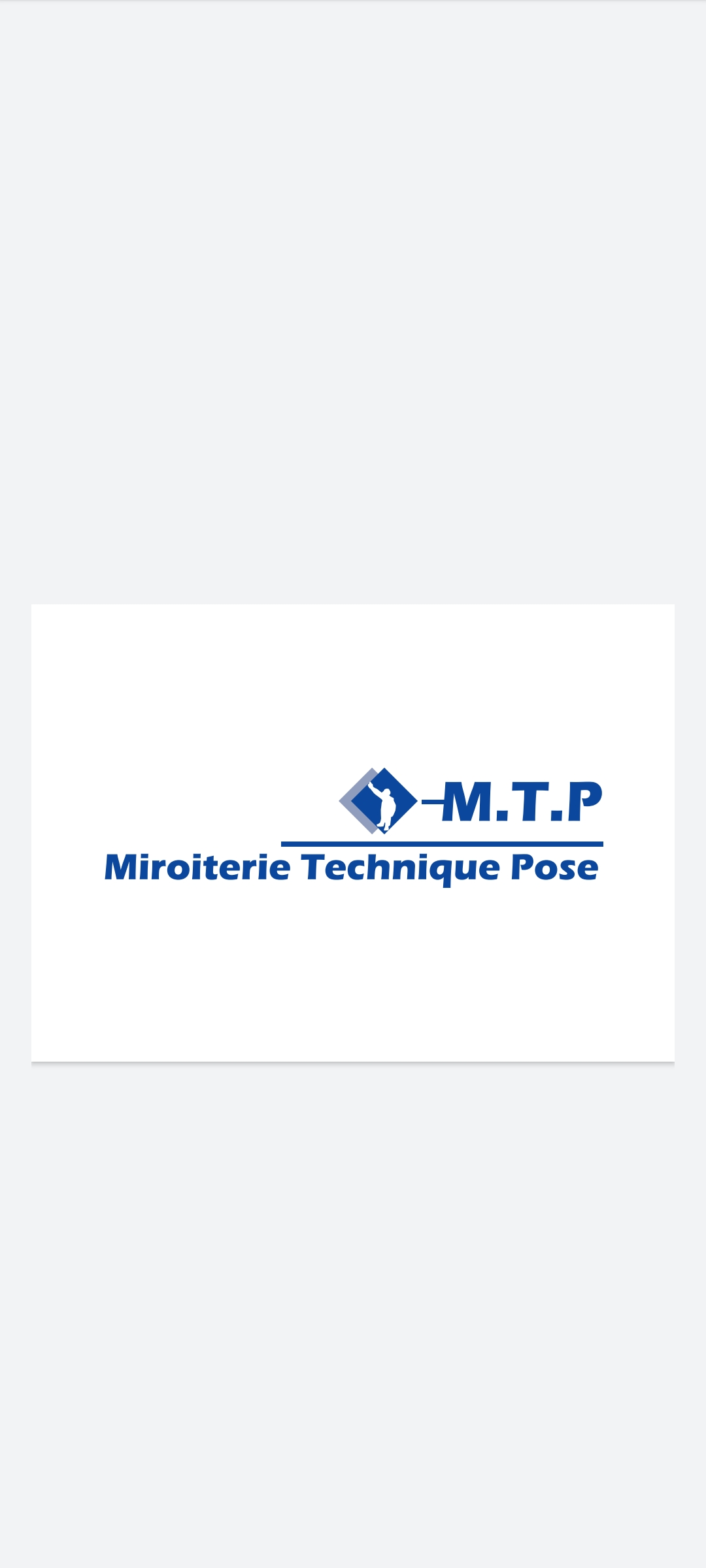 Logo de MTP, société de travaux en Fourniture et remplacement de porte ou fenêtre en PVC