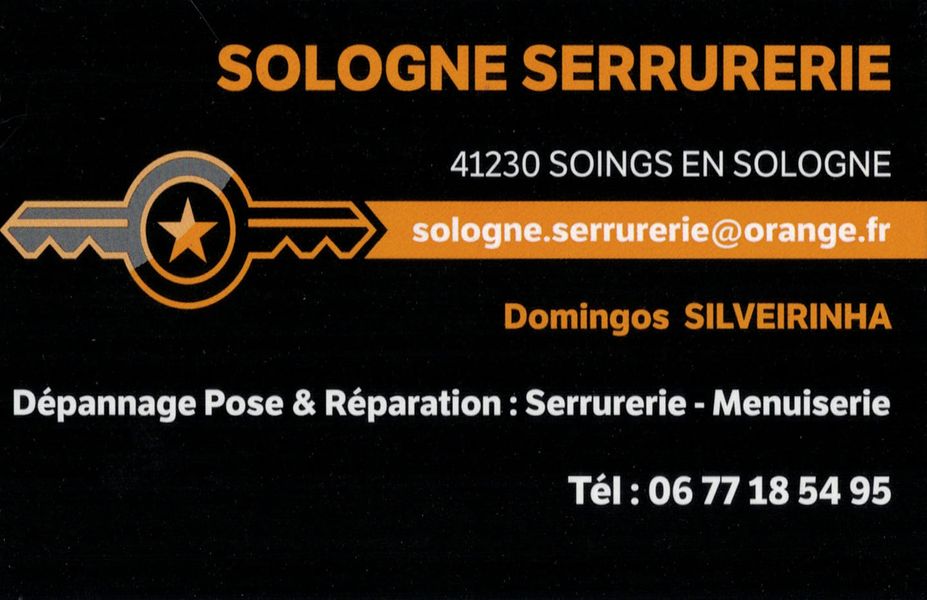Logo de Sologne serrurerie, société de travaux en Serrurier
