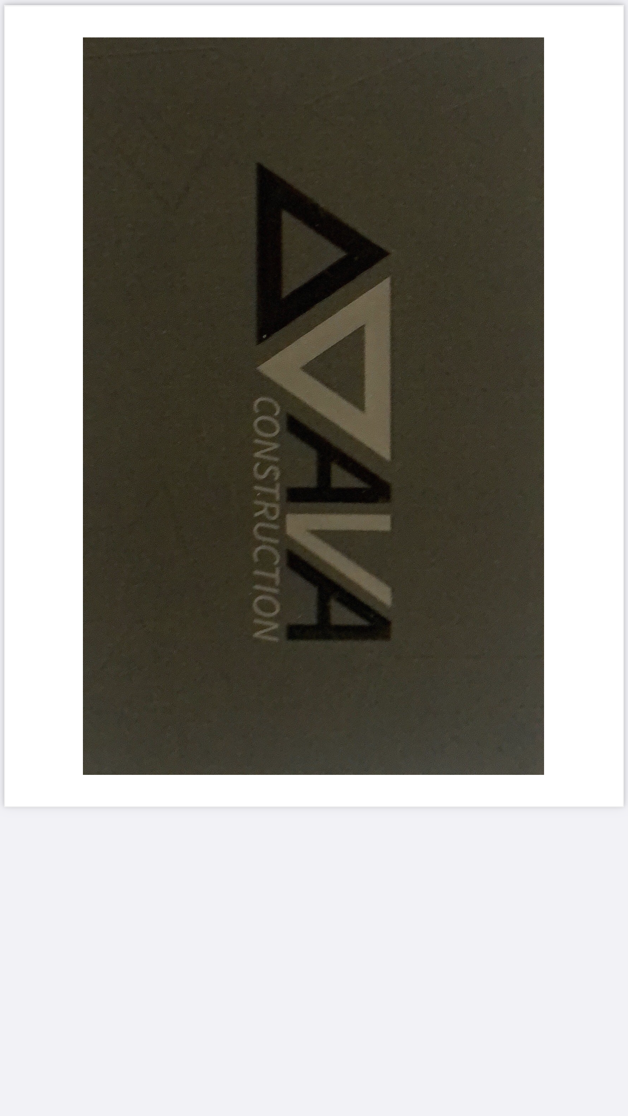 Logo de Ava construction, société de travaux en Construction, murs, cloisons, plafonds