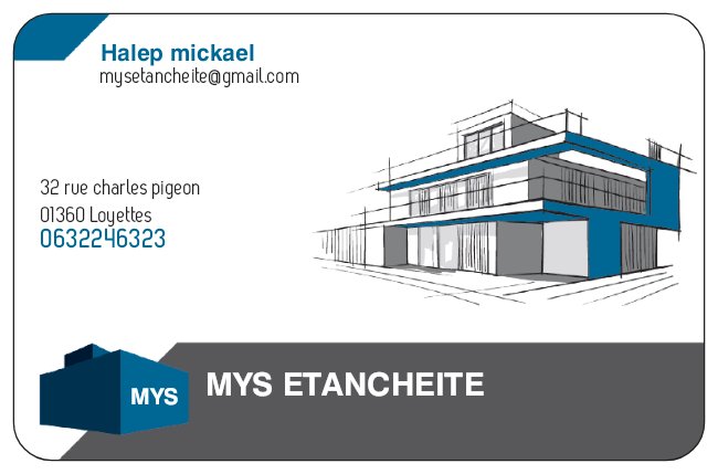 Logo de Mys etancheite, société de travaux en Etanchéité - Isolation des toitures