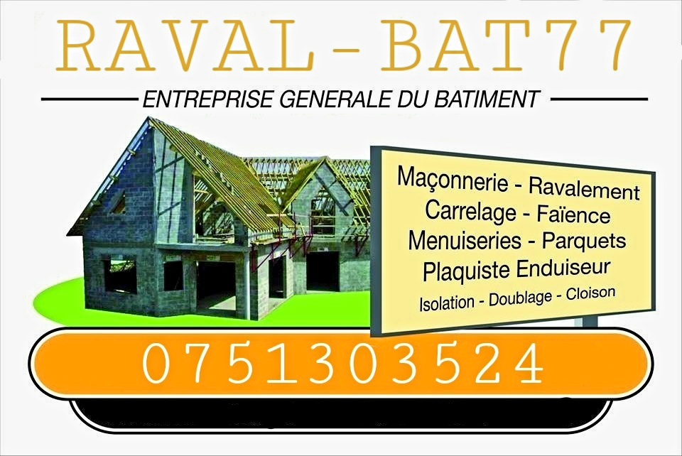 Logo de Raval bat, société de travaux en Nettoyage mur et façade