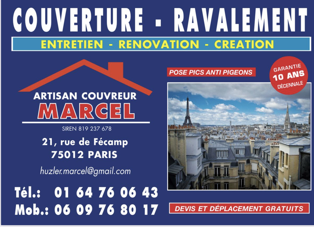 Logo de Marcel, société de travaux en Rénovation des charpentes