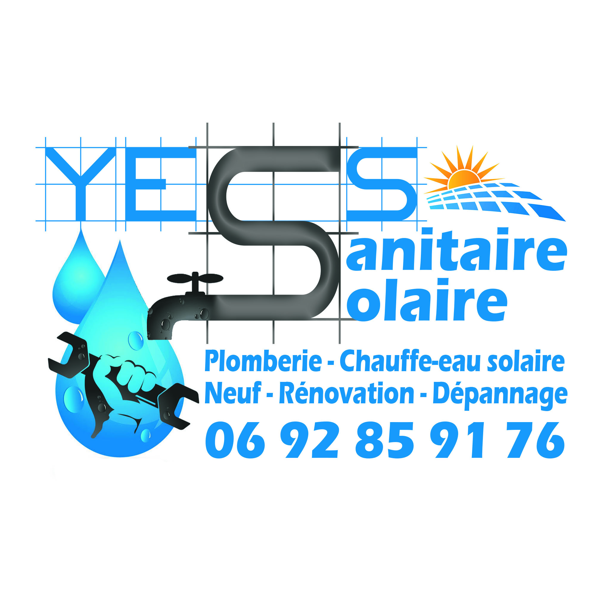 Logo de Yess Plomberie, société de travaux en Dépannage en plomberie : fuite, joints, petits travaux