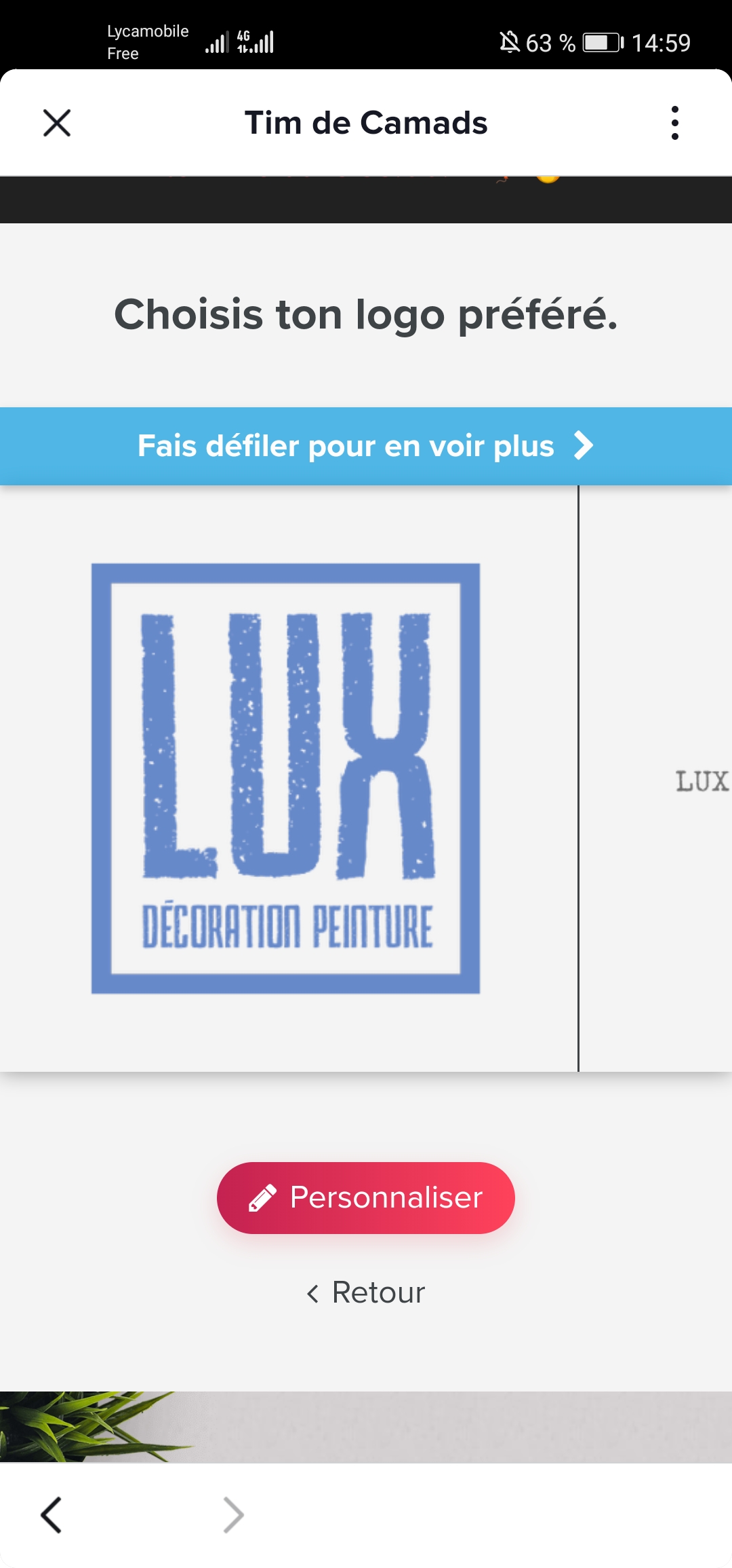 Logo de Lux décoration peinture, société de travaux en Peinture : mur, sol, plafond