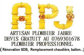 Logo de artisan plombier jabre, société de travaux en Dépannage en plomberie : fuite, joints, petits travaux