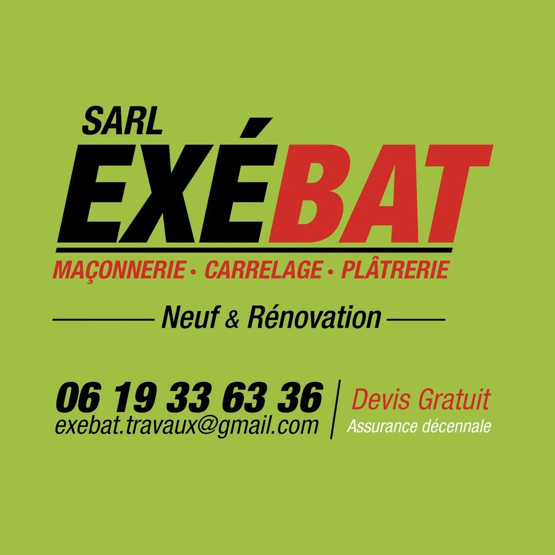 Logo de EXÉBAT, société de travaux en Fourniture et pose de carrelage