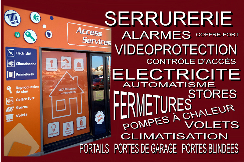 Alarmes * Electricité * Serrurerie * Menuiseries * Equipements thermiques