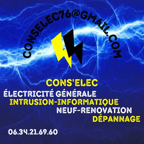Logo de Cons’elec, société de travaux en Petits travaux en électricité (rajout de prises, de luminaires ...)
