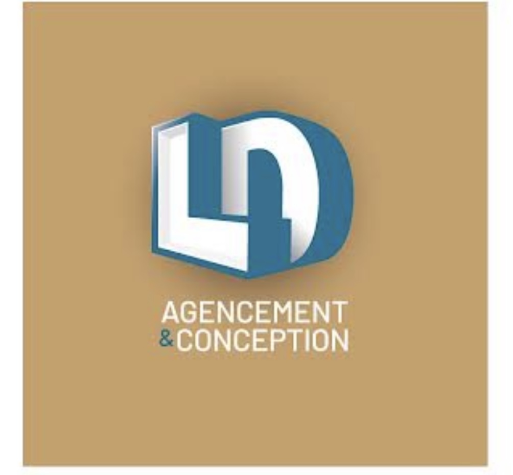 Logo de LD agencement & conception, société de travaux en Construction, murs, cloisons, plafonds