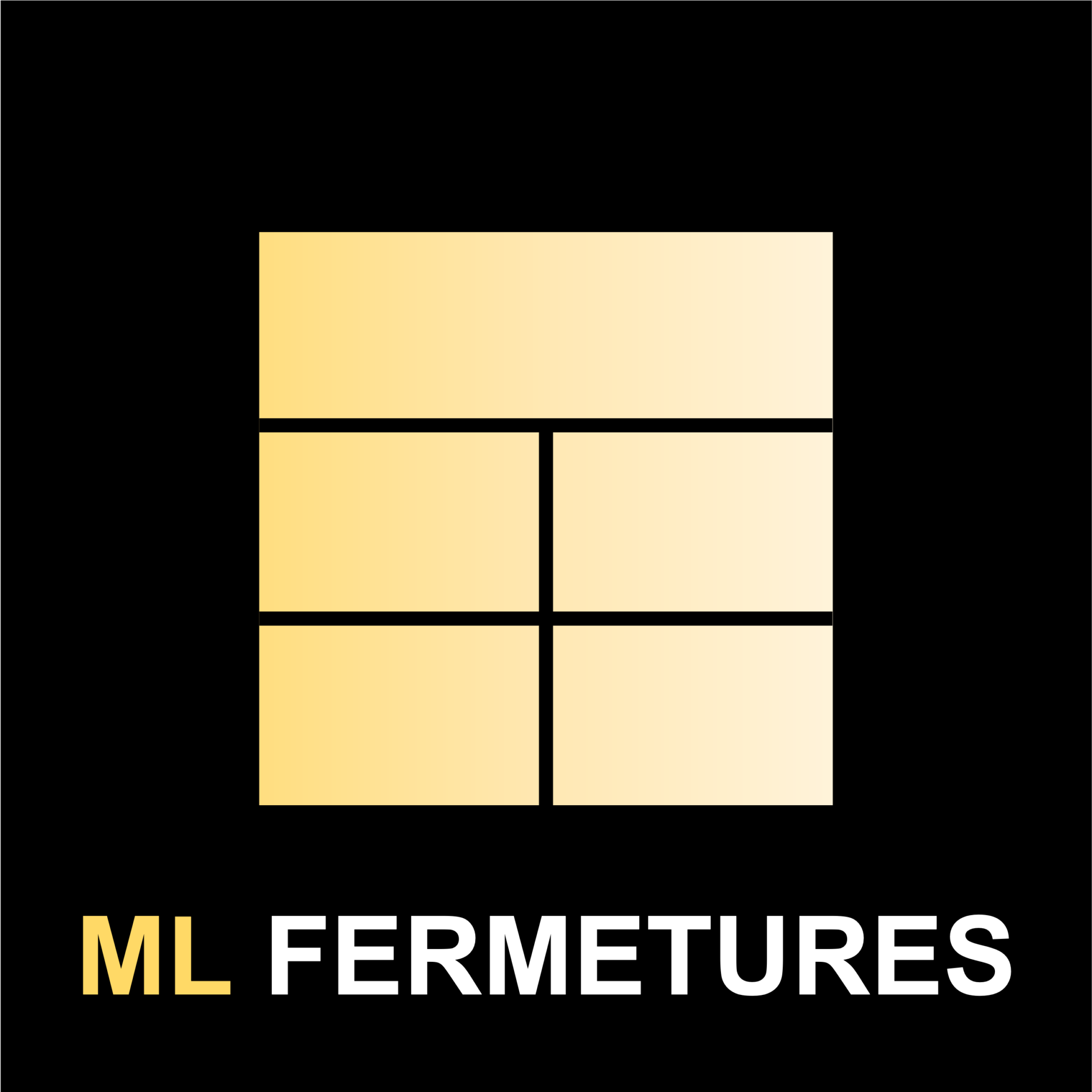 Logo de ML FERMETURES, société de travaux en Création d'un escalier sur mesure (bois, métal, béton, verre)