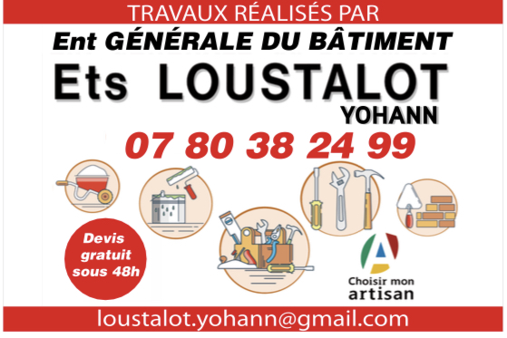 Logo de Loustalot Yohann, société de travaux en Rénovation des charpentes