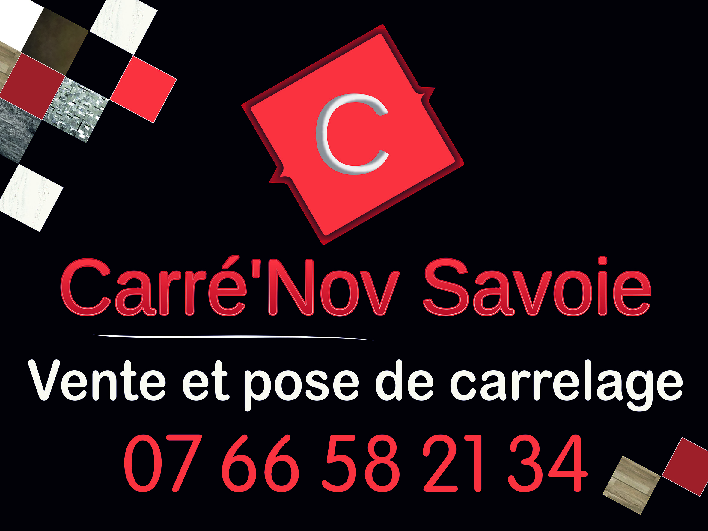 Logo de Carré’Nov Savoie, société de travaux en Fourniture et pose de carrelage