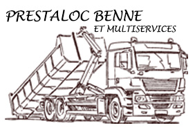 Logo de Prestaloc benne, société de travaux en Démolition et transport de gravats